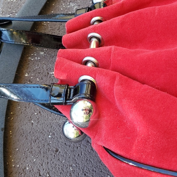 Lulu Guinness red bag - Picture 3 of 5